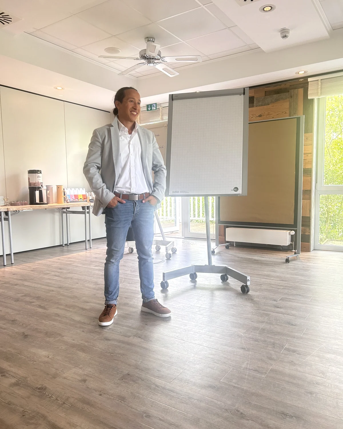 Marco Dinh in einem Teambuilding-Workshop